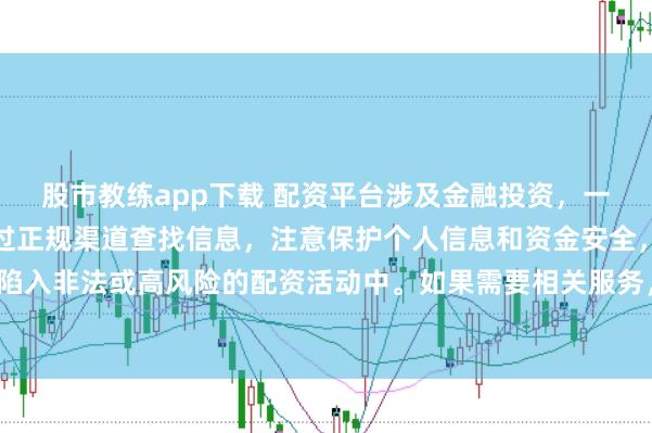 股市教练app下载 配资平台涉及金融投资，一定要谨慎选择。建议通过正规渠道查找信息，注意保护个人信息和资金安全，避免陷入非法或高风险的配资活动中。如果需要相关服务，请咨询专业的金融顾问或机构。