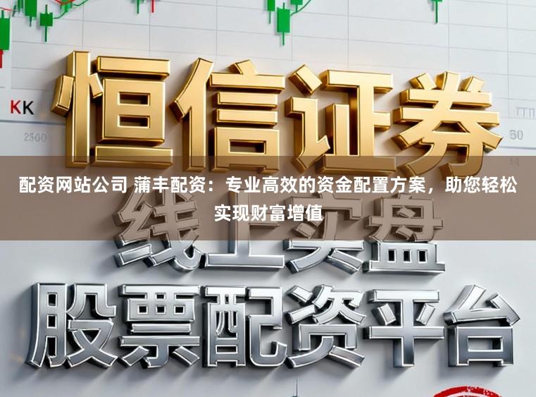 配资网站公司 蒲丰配资：专业高效的资金配置方案，助您轻松实现财富增值