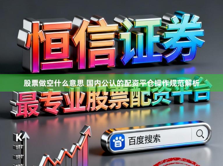 股票做空什么意思 国内公认的配资平仓操作规范解析
